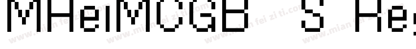 MHeiMCGB18030S60 Reg字体转换